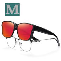 M Size Black Frame Red Lens