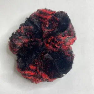 Soft and Silky Cardinal Mamba Minky (100% Polyester) Scrunchie Cotton
