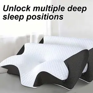 Pillow, Neck Pillow, Cervical Pillow, Memory Foam Pillow, Orthopedic Pillow, Neck Support Pillow, Pillow for Neck Pain, Side Sleeper Pillow, Back Sleeper Pillow, Ergonomic Pillow