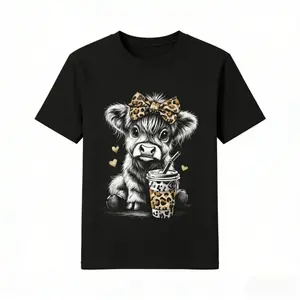 Highland Cow Valentine Sweatshirt or Tshirt