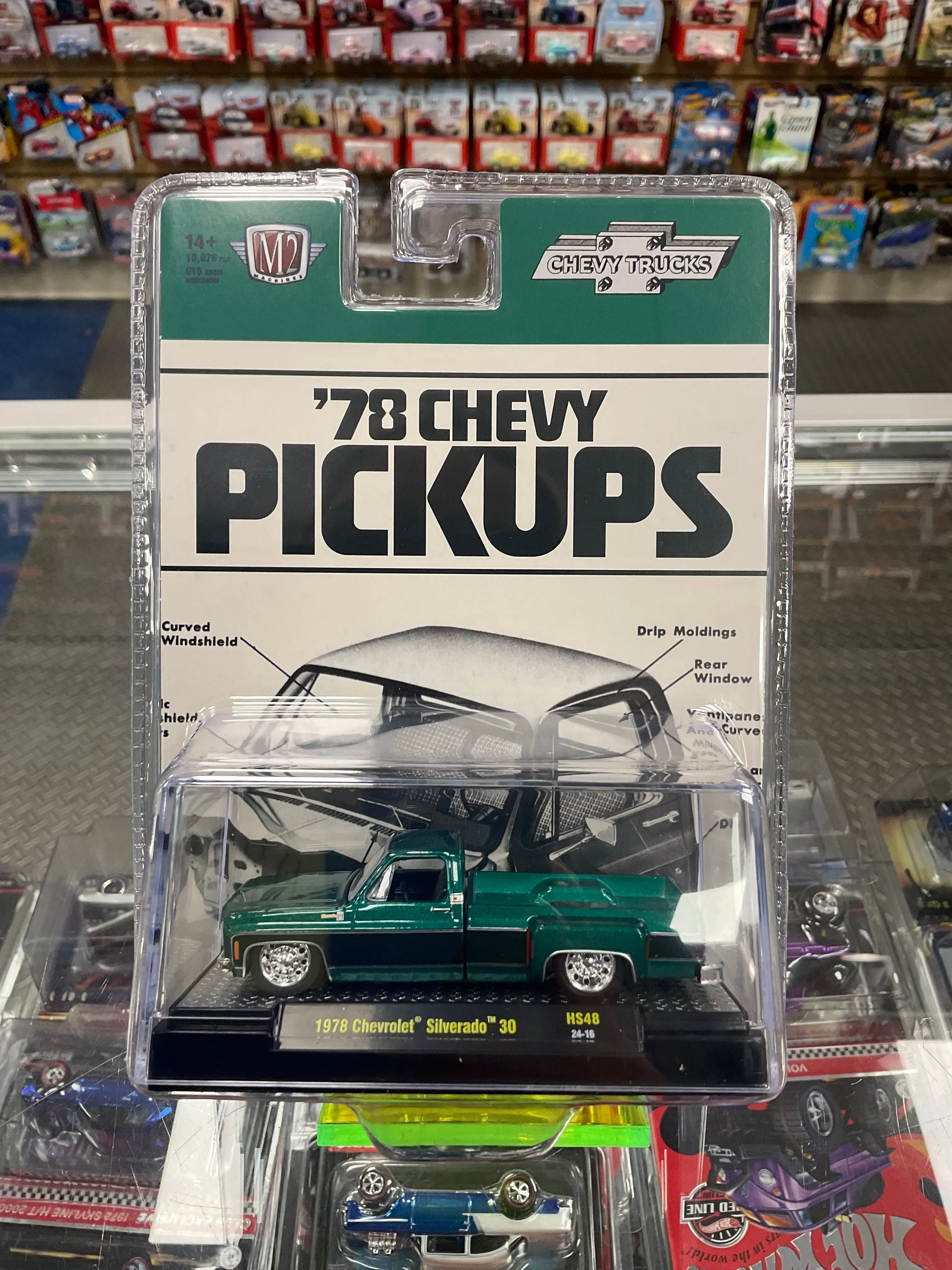 M2 Machines 1978 Chevrolet Silverado 30 Green/Black HS48 M2 Machines 1978 Chevrolet Silverado 30 Green/Black HS48
