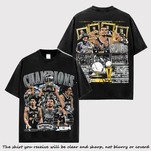 Spurs Champion 2026 Premium Cotton Shirt , Victor Wembanyama Fans, The Alien Fans, Dylan Harper Fans, Stephon Castle Fans, Spurs Nation Fans, French Vanilla Shirt, Basketball Shirt, Big Men's Classic Tropical Crew Neck Short Sleeve T-Shirt