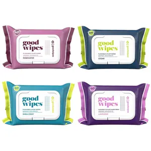 Flushable & Plant-Based Wipes with Botanicals| Dispenser for At-Home Use| Variety Pack with Aloe Septic and Sewer Safe| 240 count (4 packs) - Biggest Adult Wipes