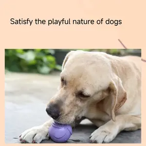 [Compact Size] Durable Natural Rubber Dog Chew Toy - Christmas Snowman Design, Ideal for Small Breeds, Promotes Dental Health & Anxiety Relief