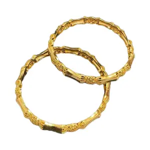 Women's 24k Gold Plated Bangles, Stunningly Elegant Jewelry