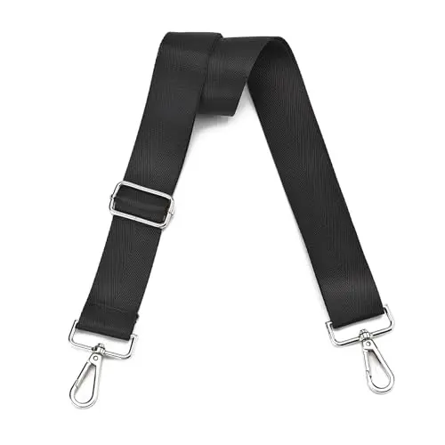 Silver Hardware solid black 38s132