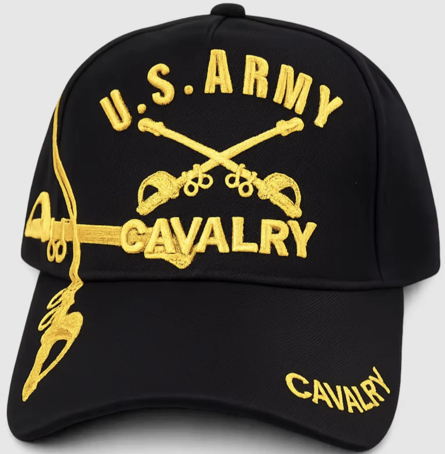 U.S Army Cavalry Black Cap 0018