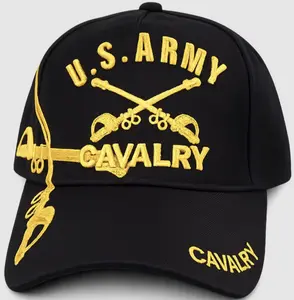 U.S Army Cavalry Black Cap 0018