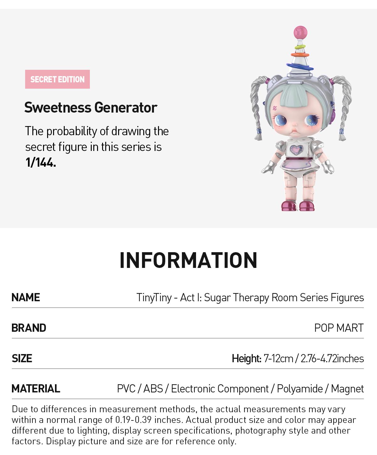 【NEW】POP MART TinyTiny - ACT I: Sugar Therapy Room Series Figures Blind Box Fun Toy