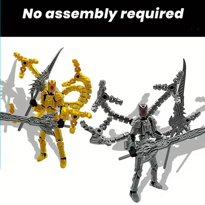 T13 Assembly Completed Action Figure 3D Printed Multi-Jointed Movable T13 Nova 13 Robot d13 Accessories Best Birthday Festival Gift Desktop Decorations for Game Lovers