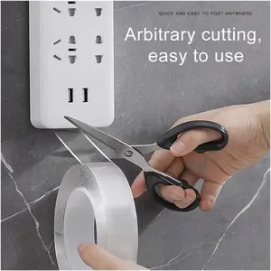 Clear Nano Adhesive Tape – Heavy Duty Double Sided Tape for Wall Mounting, Perfect for Kitchen, Bathroom & DIY Use