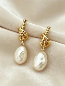 Elegant Knot Design Earrings, Fashion Jewelry for Party, Daily Clothing Decor, Trendy All-match & Exquisite Jewelry for Birthday Gift, High Quality Earrings