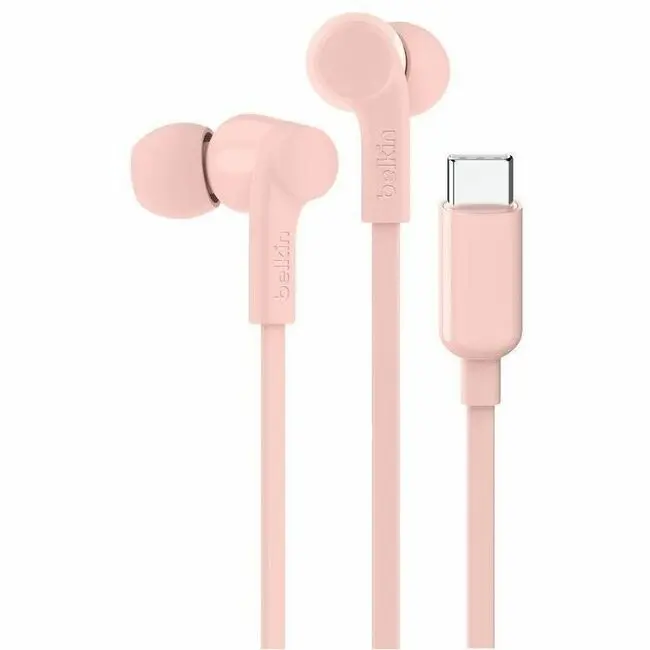 Belkin SoundForm Wired Earbuds with USB-C Connector Pink G3H0002FQPKV2