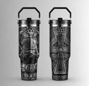VER3 Viking Valor 30oz/ 40oz Tumbler With Handle/ 20oz No Handle, Movie cup, Gift for Any Occasion: Birthdays, Holidays, or Special Moments for Family, Friends, or Coworkers