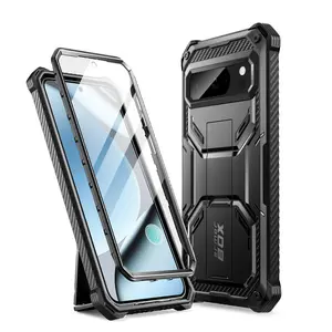 i-Blason for Google Pixel 10 Pro XL/ Pixel 10 Pro/Pixel 10 Case with Stand Built-in Screen Protector Military-Grade Protection Full-Body Heavy Duty Rugged Protective Bumper Case for Pixel 10 Pro XL