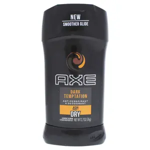 AXE Dark Temptation Antiperspirant & Deodorant Stick for Men, 48H Odor Protection, Chocolate Inspired Fresh Scent, 2.7 oz