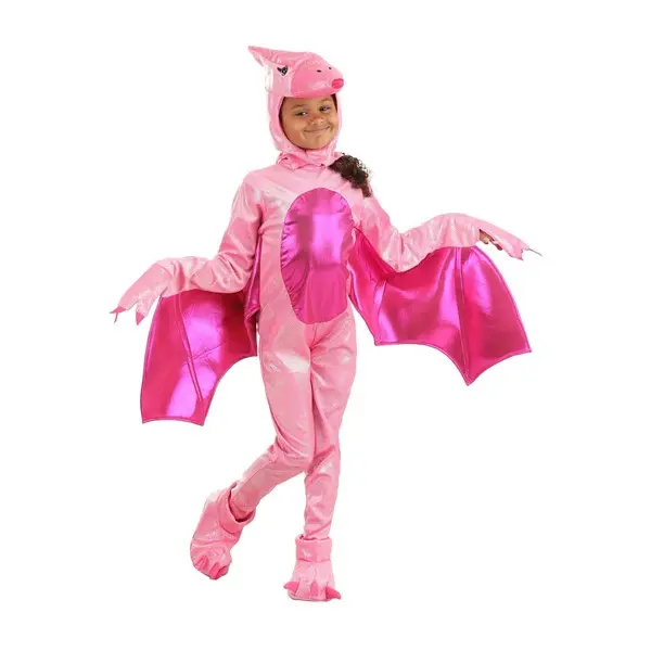 Girl's Pink Pterodactyl Costume