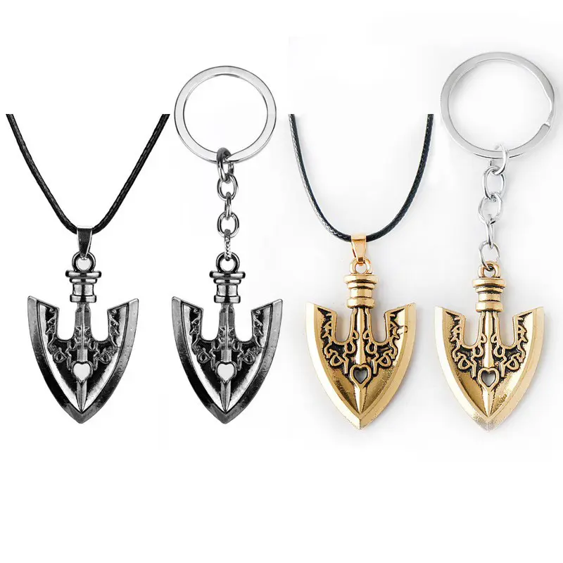 JoJo's Bizarre Adventure,Stand Arrow Necklace,Keyring Keychain,Anime Jewelry,Zinc Alloy Pendant,Unisex Cosplay Accessory,Stand Awakening Arrow,Vintage Style Charm,Daily Wear Jewelry,Bag Purse Charm,Car Key Decor,Christmas Present,Birthday Gift