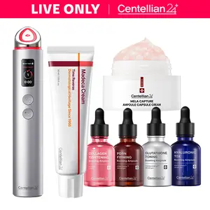 [Centellian24] Complete Glass Skin Routine Set | 6-in-1 High-Performance Beauty Device + Madeca Cream Time Reverse + Mela Capture Capsule Cream + 4-Pack Ampoules