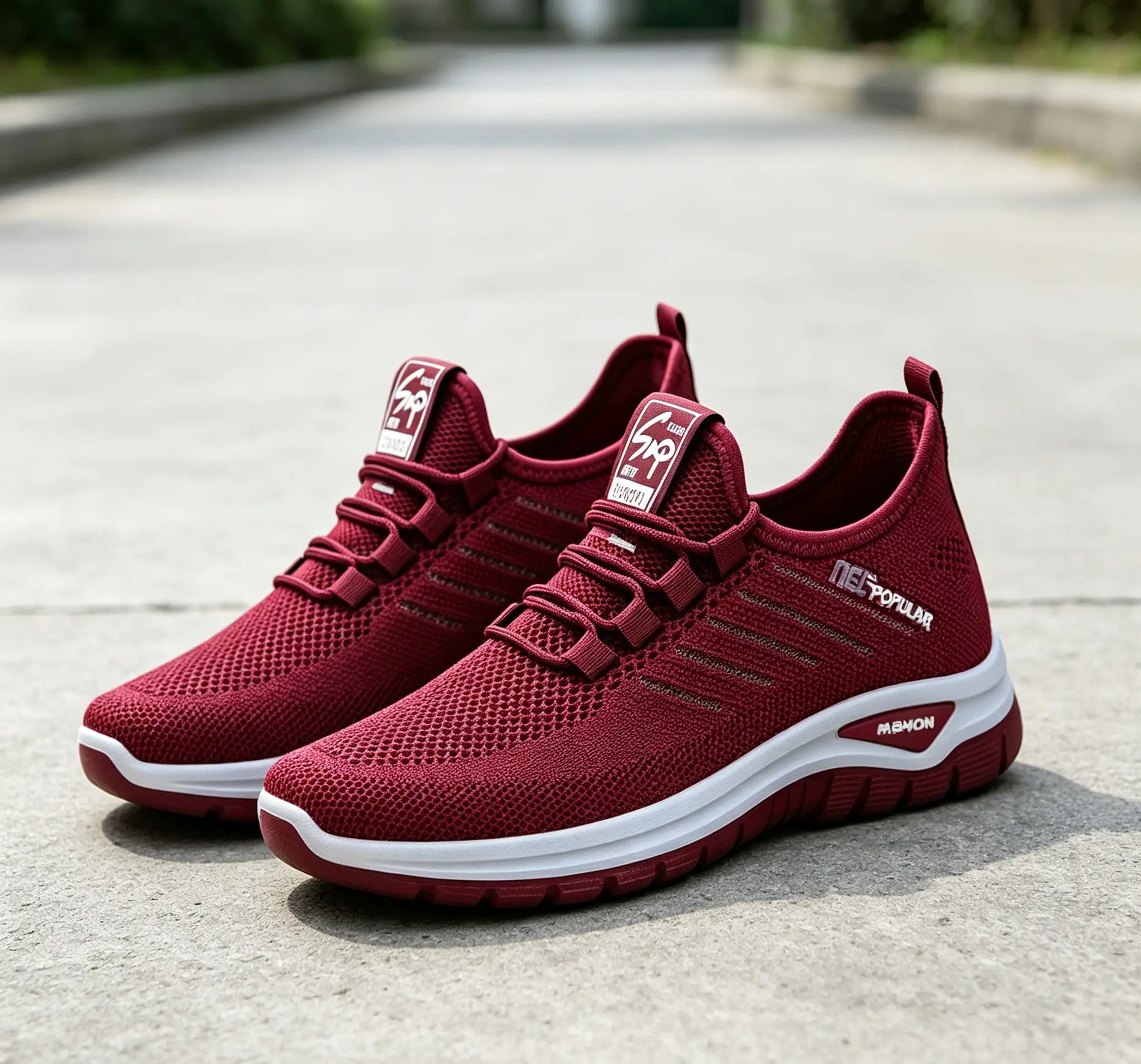 Women's Breathable Mesh Sneakers Lightweight Slip On Lace Up Wide Fit Walking Shoes