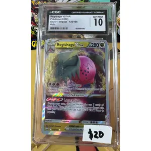 CGC Gem Mint 10 - Regidrago VSTAR | Silver Tempest 136/195