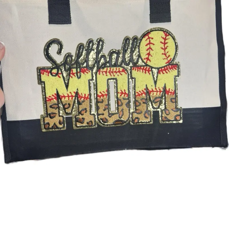 Softball Mom Tote Bag