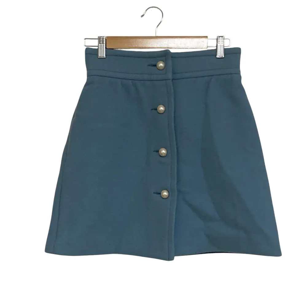 Pre-owned miu miu Wool Small Leather Goods Mini Skirt