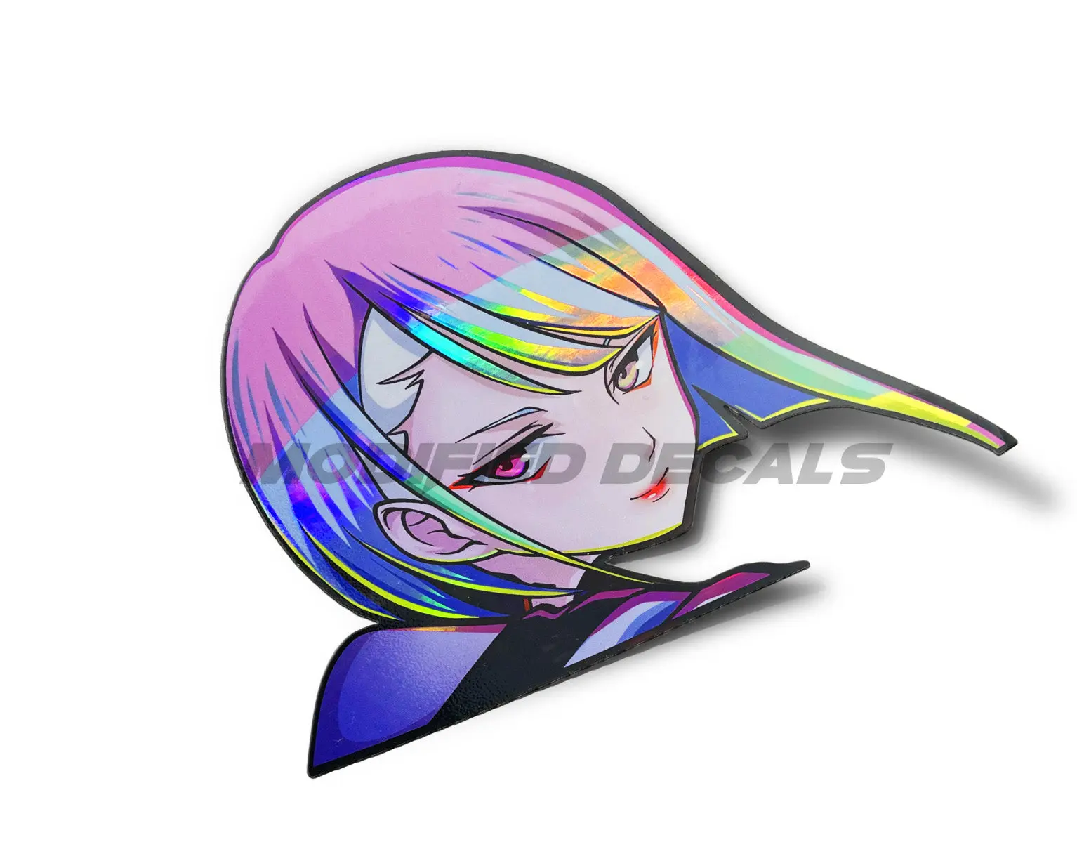 Night City Lucy Holographic Car Laptop Sticker