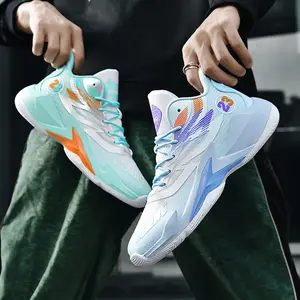 Womens Mens Basketball Shoes High Top Fashion Breathable Sneakers Lace Up Sport Outdoor Leightweight Non Slip Shoe