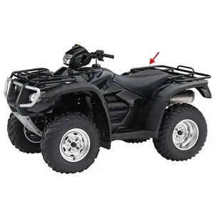 CROSSDESIGN Standard Seat Cover Black Fit For Honda Rubicon/Foreman PVC Leather 2005-2011