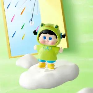 MINISO YUUNA Playful Raincoat Series Blind Box | Kawaii Childhood Style Figurine | Cute Desk Decor with 26 Hooded Designs | Official Licensed, Ideal Graduation & Summer Gift #YUUNABlindBox #KawaiiFigurine #DeskDecor