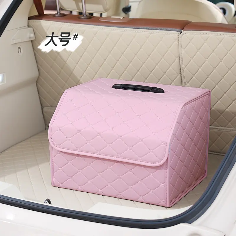 Large folding storage box with light pla