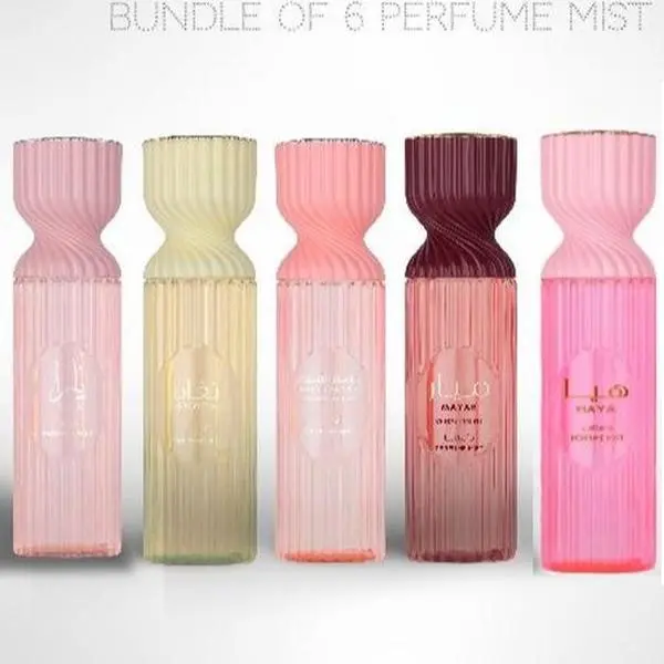 Mist Collection – Bundle of 5 Perfume Mists (250ml Each): Yara, Angham, Noble Blush, Mayar, & Haya
