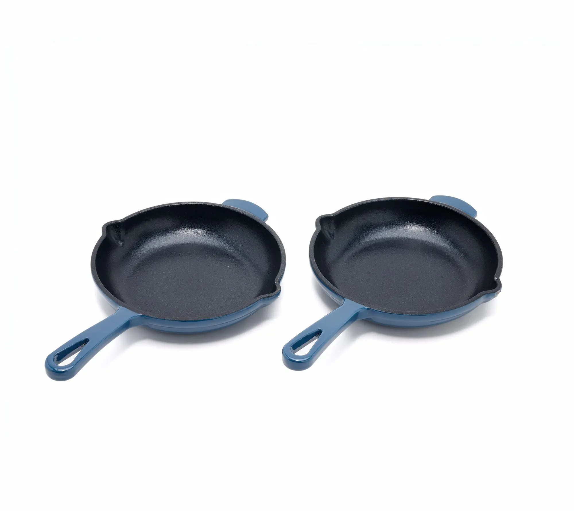 Geoffrey Zakarian S/2 CeramicNonstick Cast Iron 6" Skillets Geoffrey Zakarian S/2 CeramicNonstick Cast Iron 6" Skillets