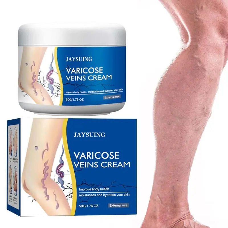 JAYSUING Soothing Varicose Veins Cream with Bee Venom, 50g - Exfoliating Leg Moisturizer & Body Care Balm for Intensive Soothing Care, Unisex, Body Care Products