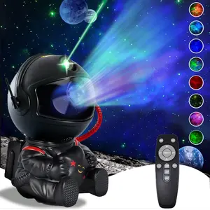 Astronaut Galaxy Projector Night Light for Kids, Adjustable Head Angle, Timer & Remote, Cosmic Room Decor, Ideal Easter/Birthday Gift, Star Projector LED Lamp