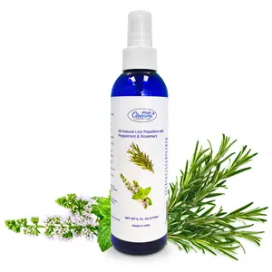 Lice Spray for Hair with Peppermint and Rosemary, Lice Spray for Daily Use Non Toxic and Safe for Kids and Adults, Lice Repellent Spray for Kids Prevents Head Lice Naturally 6 Fl. Oz Organic