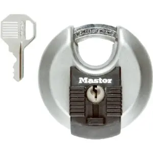 Master Lock  2-0.75 in. Weatherproof 70 mm Disc Padlock