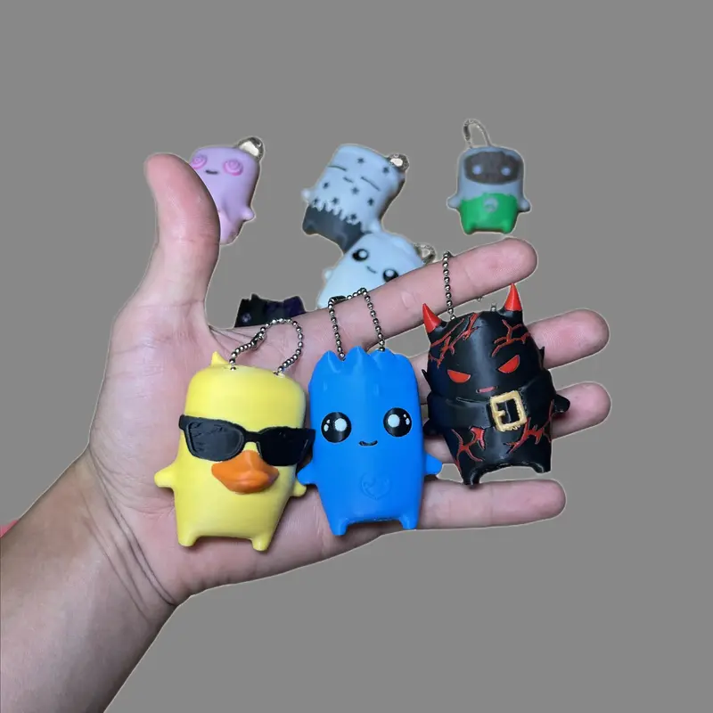 Gaming Blob Keychains - Override and Originals!