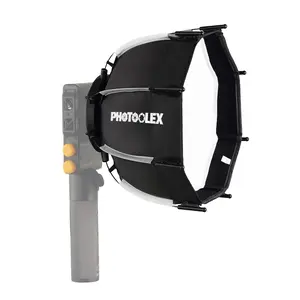 PHOTOOLEX Q100C Bowens Mount Photography Accessory Kit – Softbox Adapter Ring, Deep Parabolic / Octagon / Grid / Lantern Softbox Options