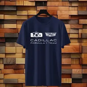 New Cadillac F1 Team Tee, Top T-Shirt Quality Q