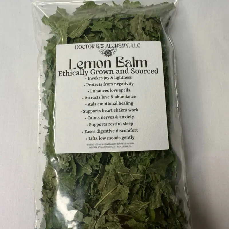 Organic Lemon Balm Ethically Gown and Sourced Dried Organic Lemon Balm Ethically Gown and Sourced Dried