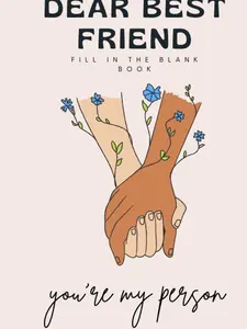Reasons You Are My Best Friend: A Personalized Fill In The Blank Book For Best Friends: Unique and Sentimental Book Gift Idea For Your Bestie, Soft Cover Notebook, Best Friend Theme Diaries Scrapbook Materials