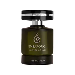 Embarouge Vetiver de Luxe | Eau de Parfum 100ml | Men's Fragrance | Fresh • Woody • Vetiver | 3.4 Fl. Oz. | Long Lasting • Father's Day Gift