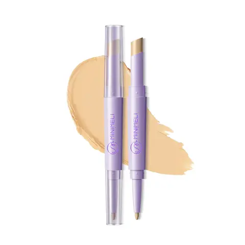 MINIMELI 01 Light Natural Always-on Full Coverage Concealer Stick, Waterproof, Long-Lasting, Moisturizing Cosmetic for Acne-Prone & Sensitive Skin, Multi-Use Color Correcting Makeup for Flawless Finish, Moisturize