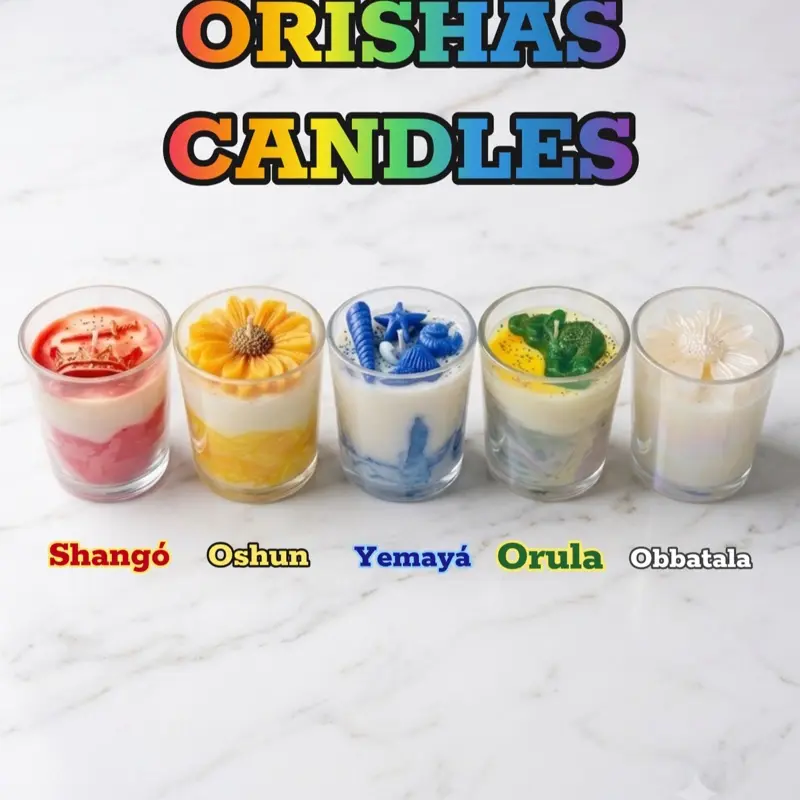 Handmade Orisha Soy Candle 7 oz