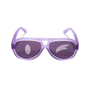 SmileyWorld Kids Aviator Sunglasses for Boys & Girls Age 3-12Y+ Coral Purple Family Match Design Stylish & Versatile for Everyday Use
