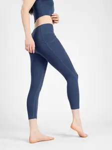 PlantTec™ Organic Crop/Petite Leggings | Blueberry