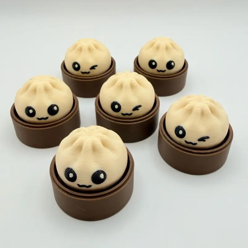 Dumpling Clicker Sensory Fidget, Compact Practical ADHD Toy Ideal for Birthday & Business Gifting