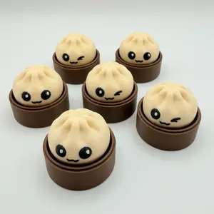 Dumpling Clicker Sensory Fidget, Compact Practical ADHD Toy Ideal for Birthday & Business Gifting